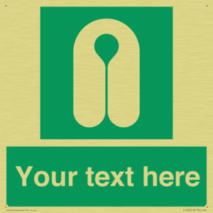 Custom sign safe condition Lifejacket